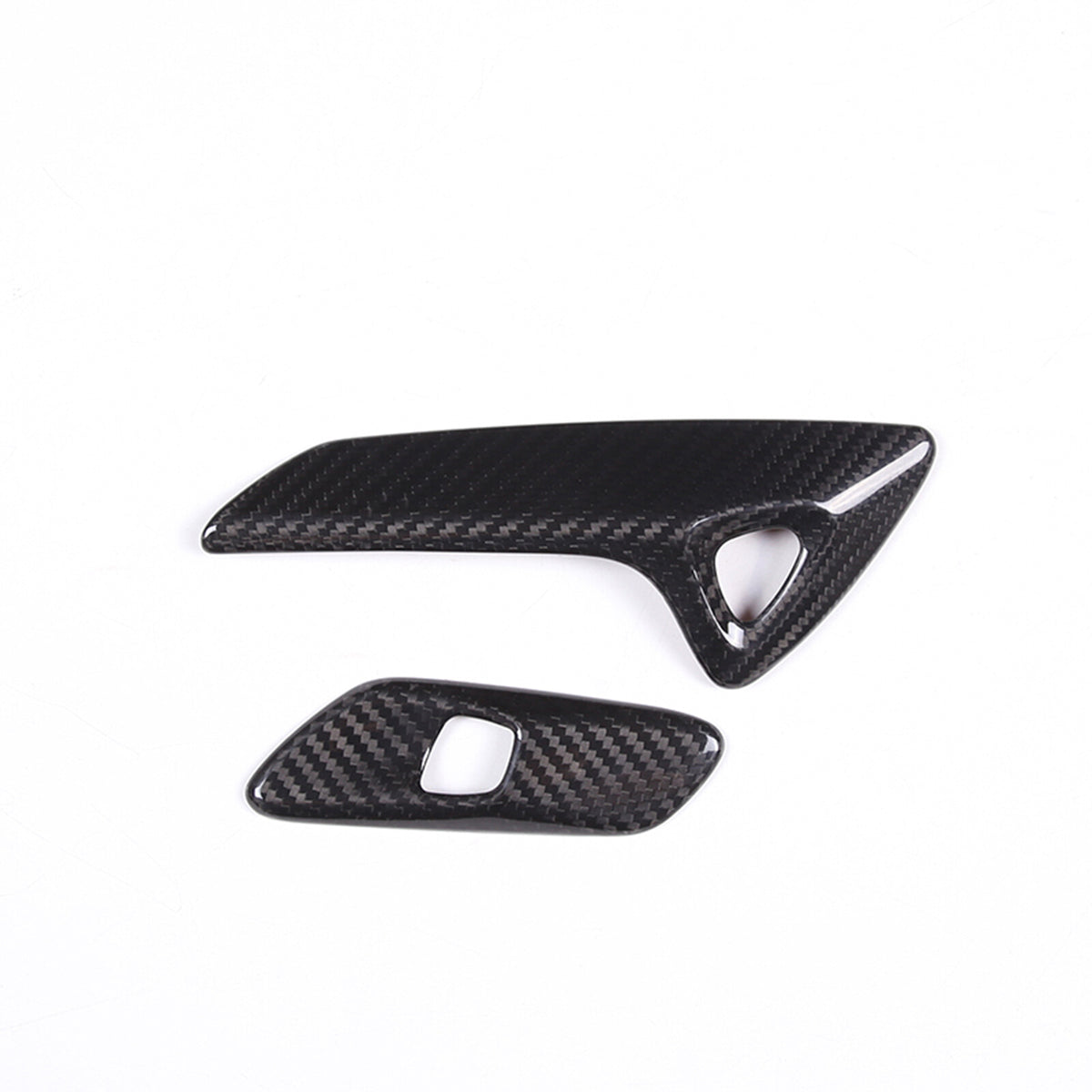 Real Dry Carbon Fiber Interior Center Full Trim Set Kit For Corvette C7 2014-19 36