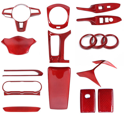 Red Real Carbon Fiber Interior Full Interior Trim For Mazda MX-5 Miata 2016-2026 - Variants 1-5 1