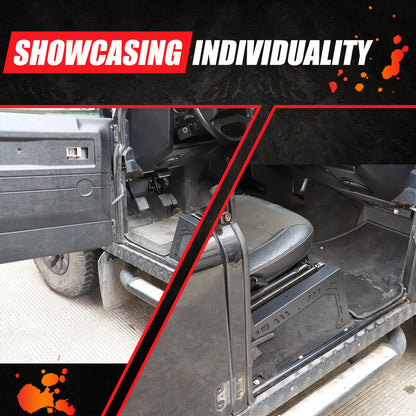 Black Seat Box Corner Carpet Mat Protector For Land Rover Defender L316 2004-18 5