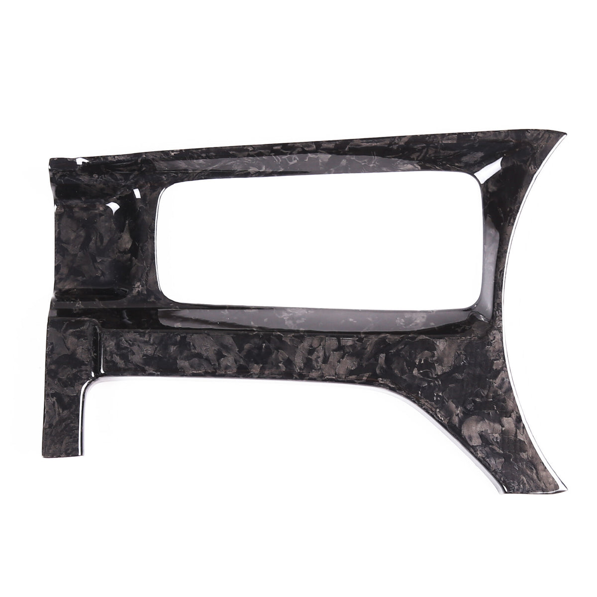 Forged Real Carbon Fiber Multimedia Panel Trim Cover For Mazda MX-5 2016+ 14