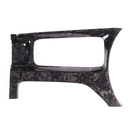 Forged Real Carbon Fiber Multimedia Panel Trim Cover For Mazda MX-5 2016+ 14
