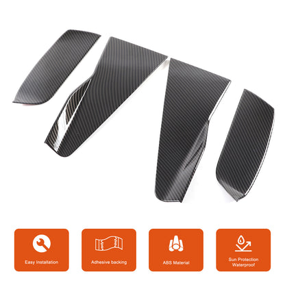 ABS Carbon Fiber Front Side Vent Fender Cover Trim For BMW 5 Series G60 i5 2024+ 9
