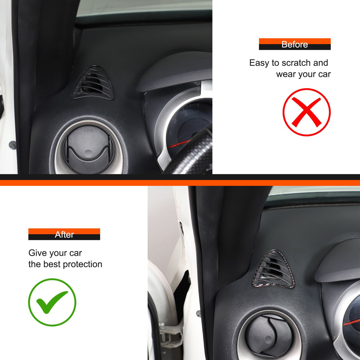 Soft Carbon Fiber Interior Center Console trim Sticker For Nissan Juke 2011-2019 217