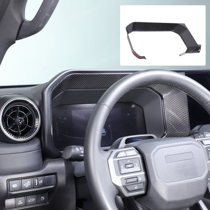 Real Carbon Fiber Dashboard Instrument Trim For Land Cruiser Prado LC250 24+ 19