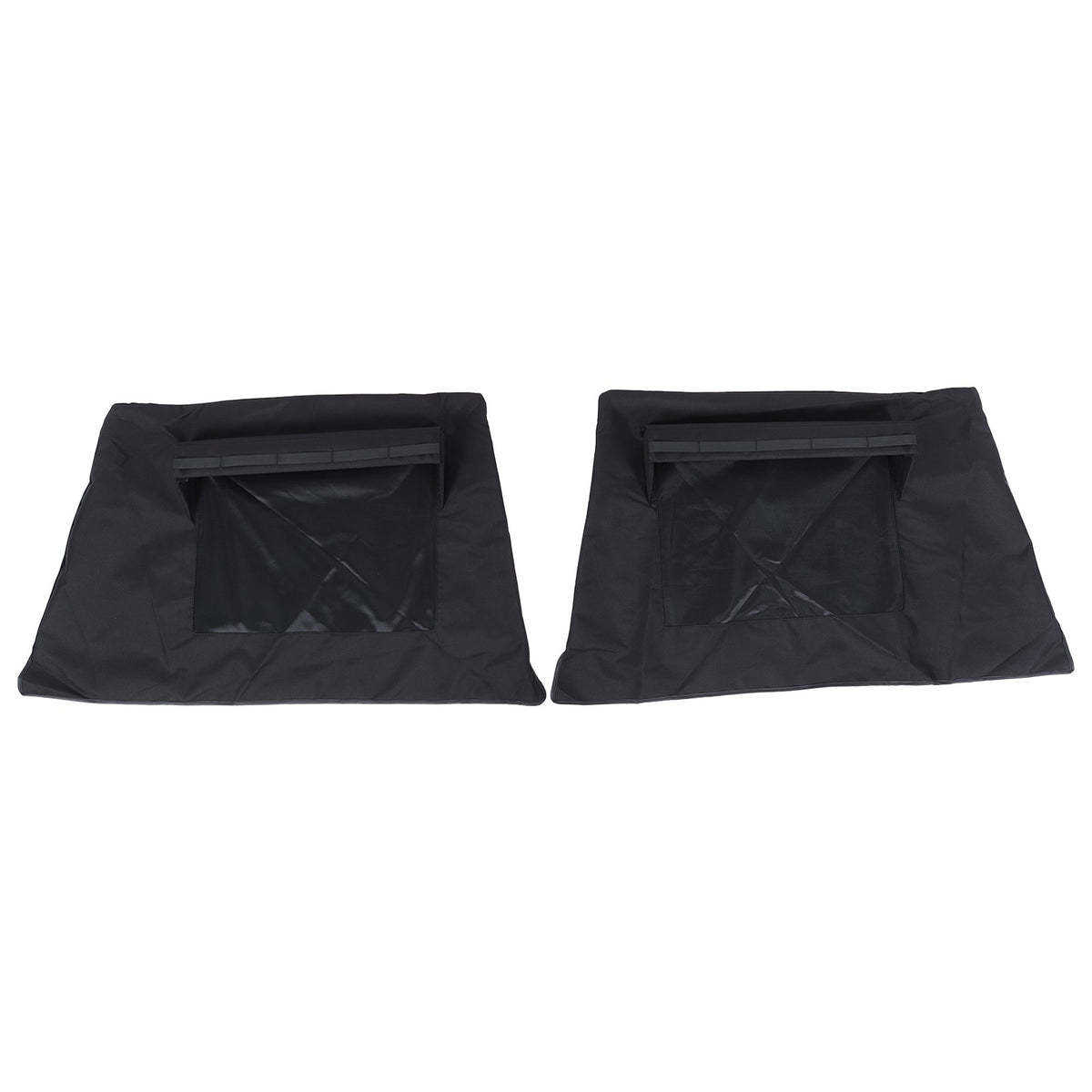 Black ABS Rear Window Visor Sun Shade Cover For Volvo XC90 2015-2024 8
