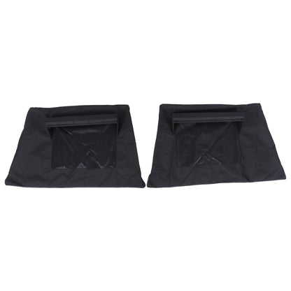 Black ABS Rear Window Visor Sun Shade Cover For Volvo XC90 2015-2024 8