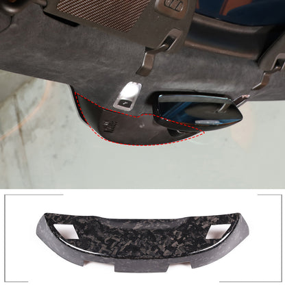Forged Carbon Fiber Inner Rearview Mirror Base Cover Trim For Corvette C7 14-19 4