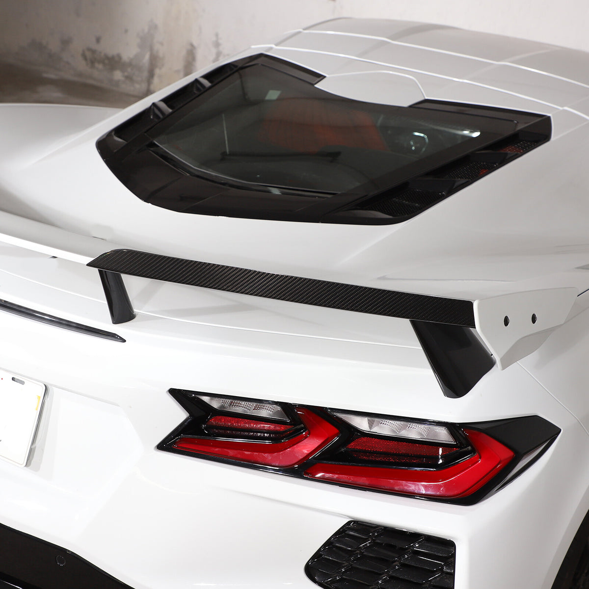 Real Carbon Fiber Full Exterior Set Decor Cover Trim Kit For Corvette C8 2020-26 94