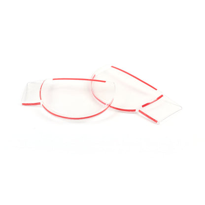 Smoked Clear Tail Light Cover Blackout Trim For LR Defender 90 110 L663 20-22 10