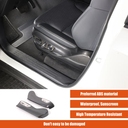 ABS Carbon Seat Adjustment Button Trim Cover For Toyota Land Cruiser LC250 24+ 19
