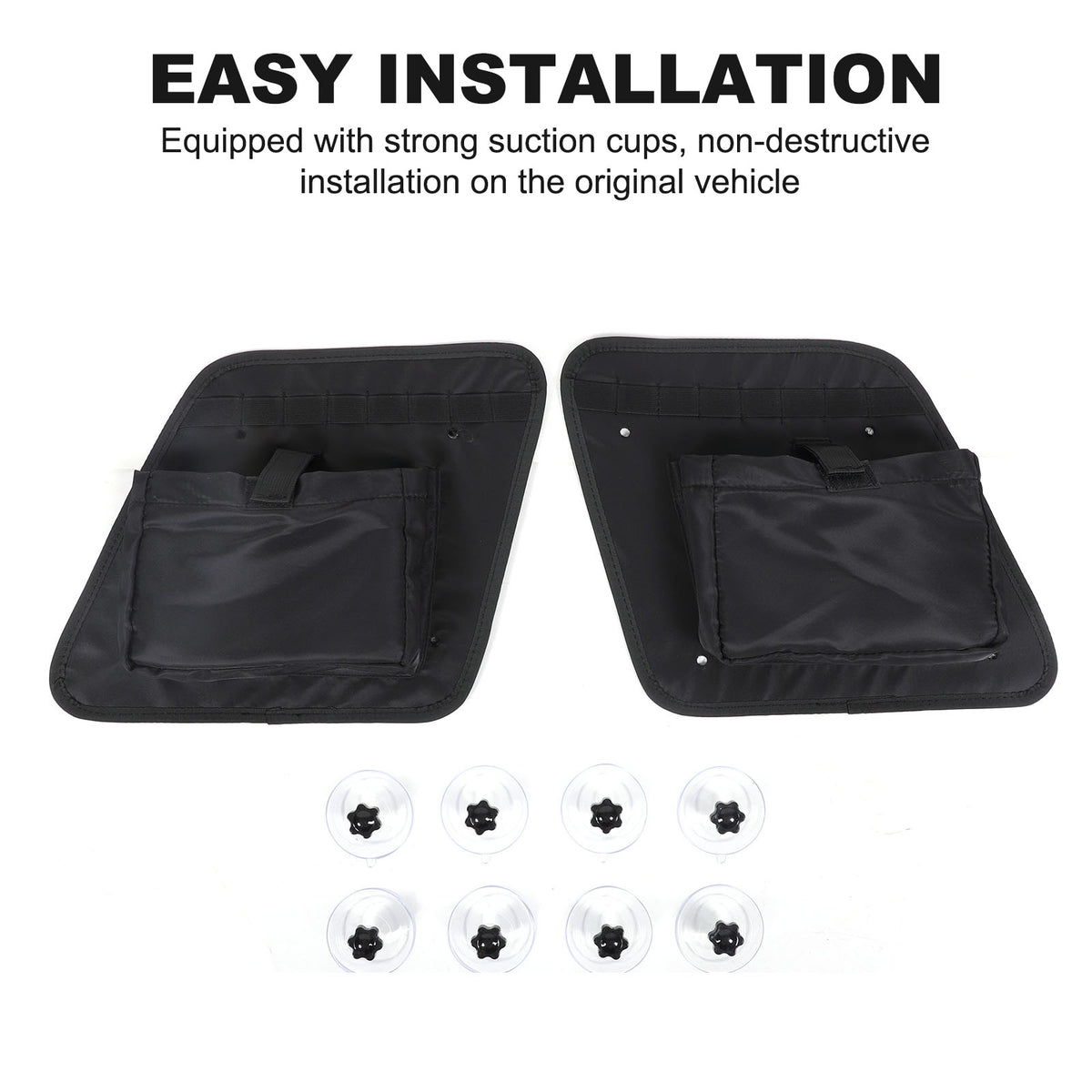 Rear Trunk Anti-roll Window Storage Bag Organizer Oxford For Toyota FJ 2007-2014 4