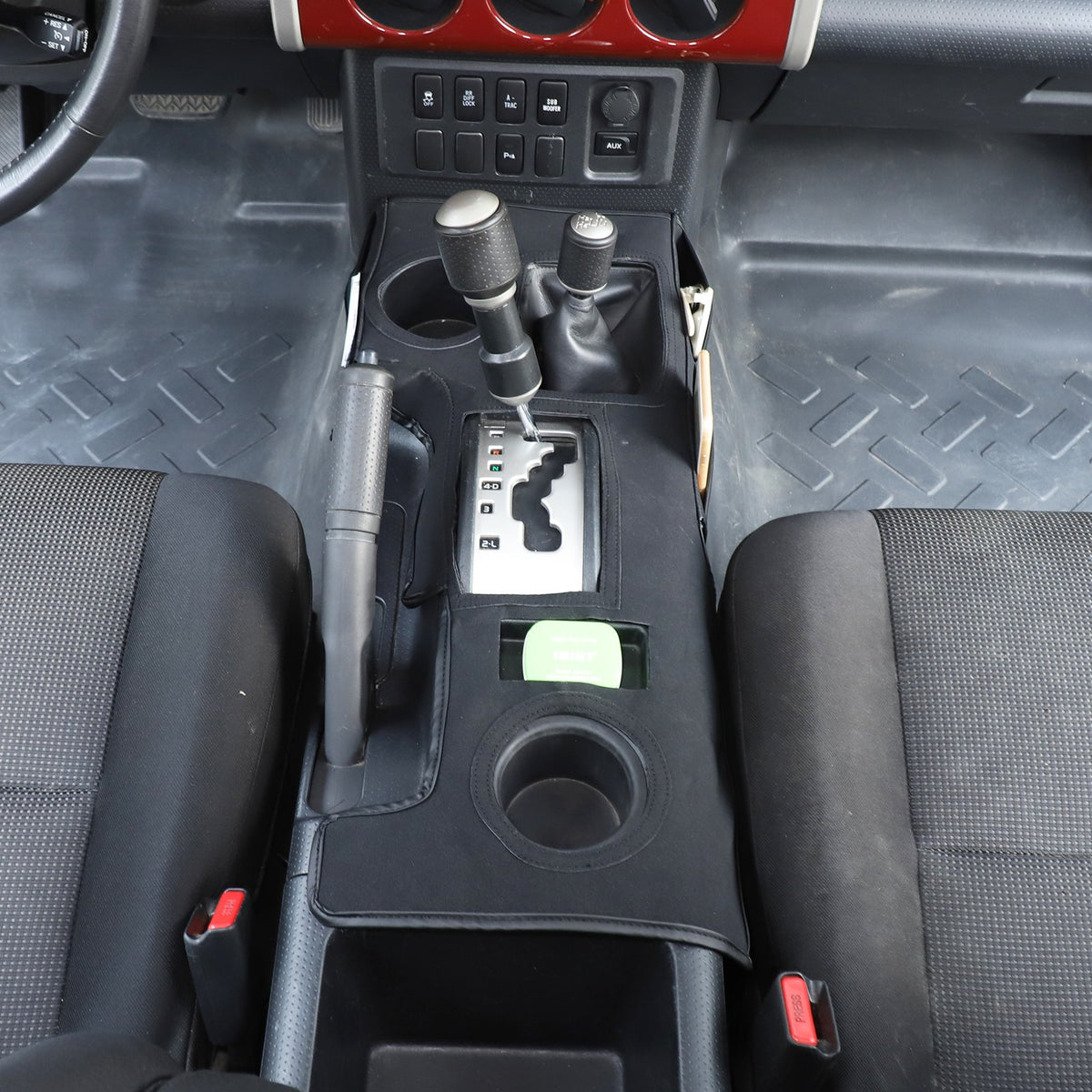 Suede Cloth Center Console Gear Shift Trim Cover For Toyota FJ Cruiser 07-21 US 5