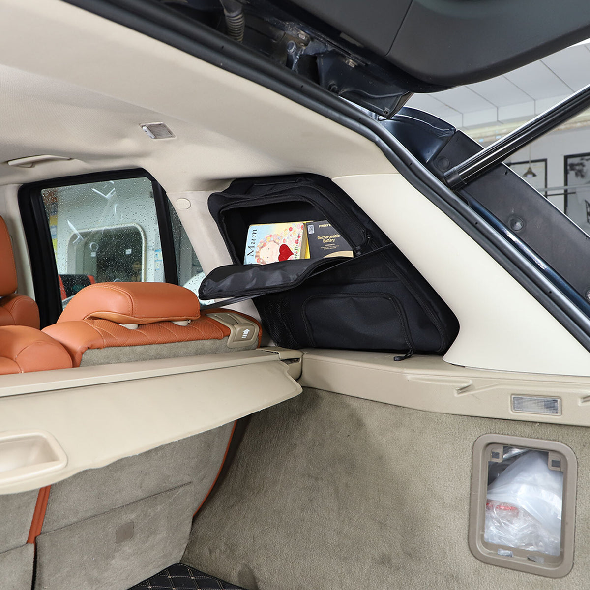 Car Trunk Right Side Window Storage Bag For Land Rover Range Rover Sport 2010 6