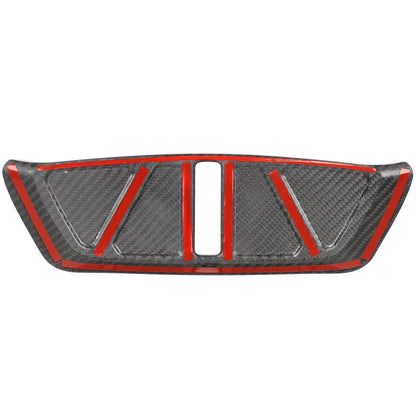 Real Carbon Fiber Trunk Lock Base Cover Trim For Corvette C8 Coupe 2020+ 5