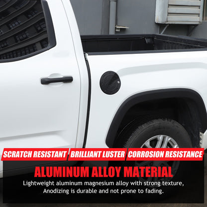 Locking Fuel Door Black Gas Tank Cap Cover Lock Key For Toyota Tundra 22+ US 11
