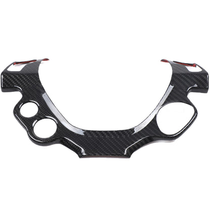 Real Carbon Fiber Steering Wheel Button Frame Trim For Ferrari 458 2011-16 11