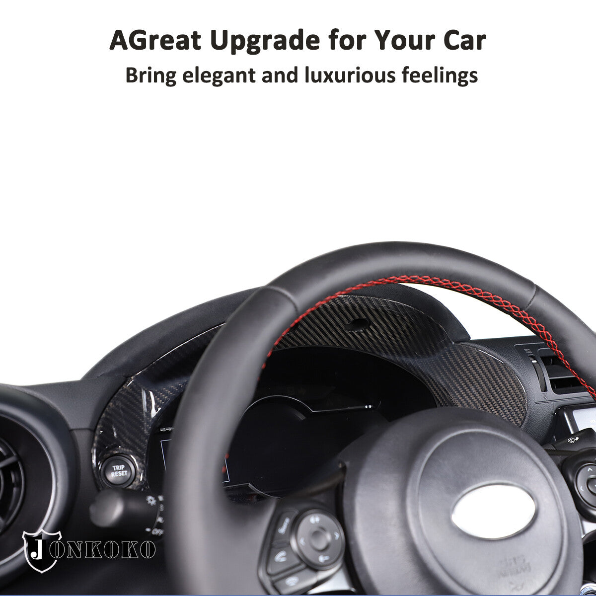 Real Carbon Fiber Tachometer Frame Cover Trim For GR86/Subaru BRZ 2022-24 US 4
