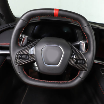Carbon Fiber ABS Interior Full Decor Cover Trim Kit For Corvette C8 2020-2025 - Styles 1-5 39