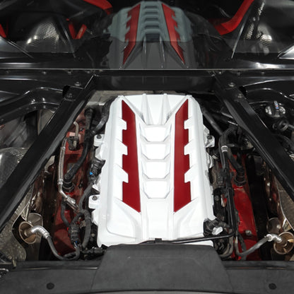 Engine Bay Panel Cover Trim in Edge Blue/Red/Black For Corvette Coupe C8 2020-26 - Styles 1-5 104