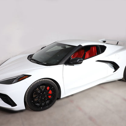 Real Carbon Fiber Full Exterior Set Decor Cover Trim Kit For Corvette C8 2020-26 101