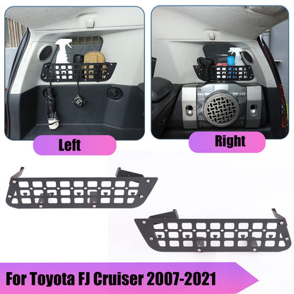 Trunk Left & Right Side Window Storage Molle Panel For Toyota FJ Cruiser 2007-21 1