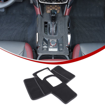 Suede Cloth Center Console Gear Shift Trim Cover For Subaru Forester SK 19-24 US 17
