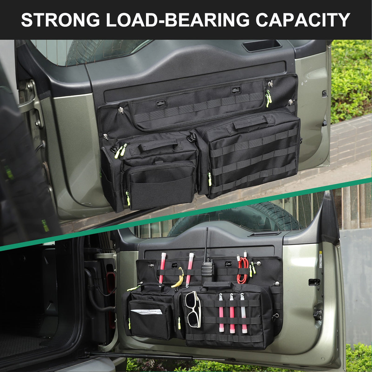 Cargo Rear Door Tailgate Trunk Storage Bag For Land Rover Defender L663 2020+ 22