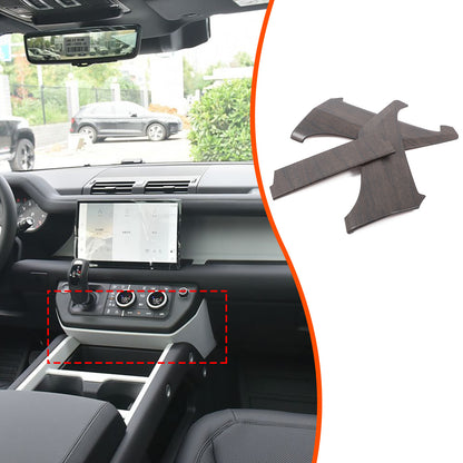 Oak Wood Grain Center Console Knee Side Panel Trim For LR Defender L663 25+ 2