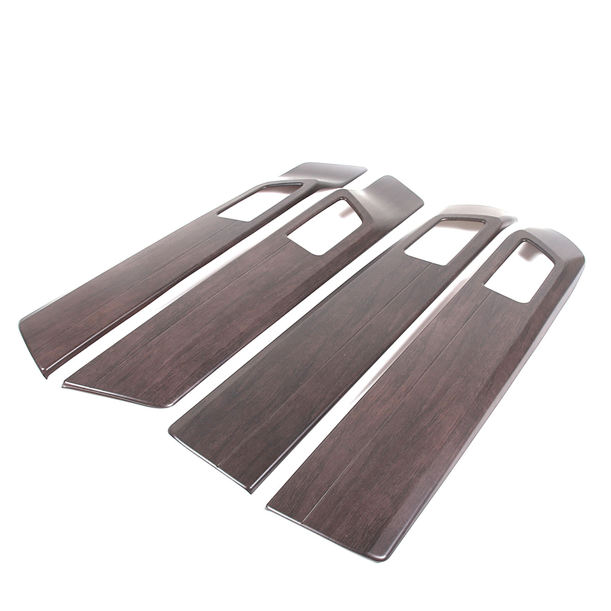 Oak Grain Inner Door Handle Panel Frame Trim For Toyota Tundra 2022-23 US 9