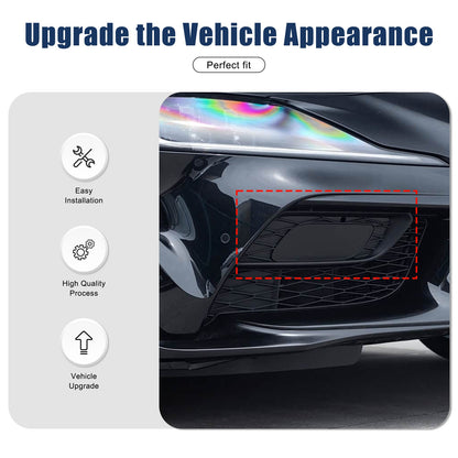 Forged Real Carbon Fiber Front Fog Light Lower Trim For Toyota Supra A90 2019+ 8