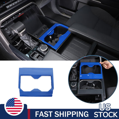 ABS Blue Car Center Panel Trim Interior Accessories For Toyota Tundra 2022-2026 - Variants 1-5 50