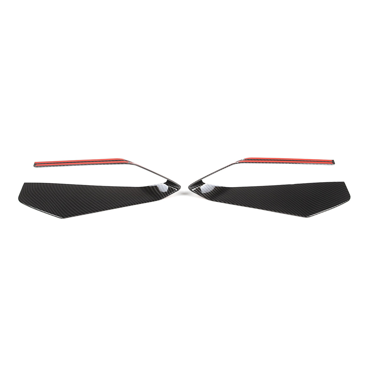 ABS Carbon Front Side Air Intake Vent Grille Cover Trim For Corvette C8 20+ 10