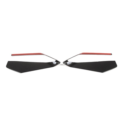 ABS Carbon Front Side Air Intake Vent Grille Cover Trim For Corvette C8 20+ 10