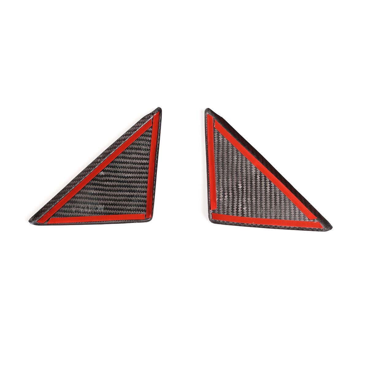 Forged Real Carbon Window Front Triangle Cover Trim For For Ferrari 458 11-16 3