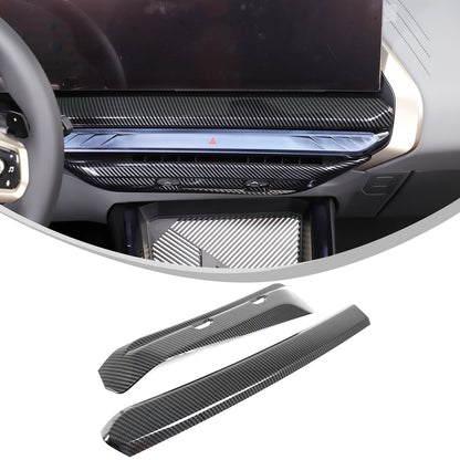 Carbon Fiber ABS Center Console Air Outlet Frame Trim For BMW X3 G45 2025+ 2