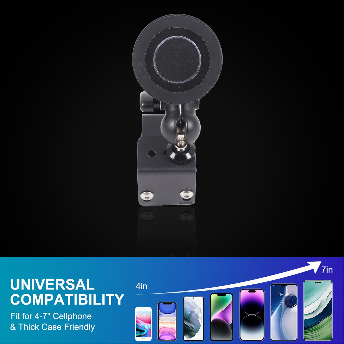 Magnetic Dashboard Center Phone Mount Bracket For Jaguar F-Type X152 2013+ US 13