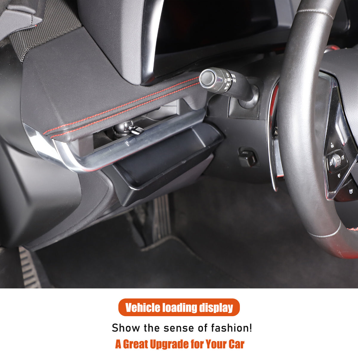 ABS Steering Wheel Left Storage Box Tray For Corvette C8 2020-26 18