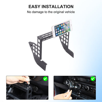 Magnetic Center Molle Panel Digital Device Mount For Toyota Tacoma 2016-2022 US 6
