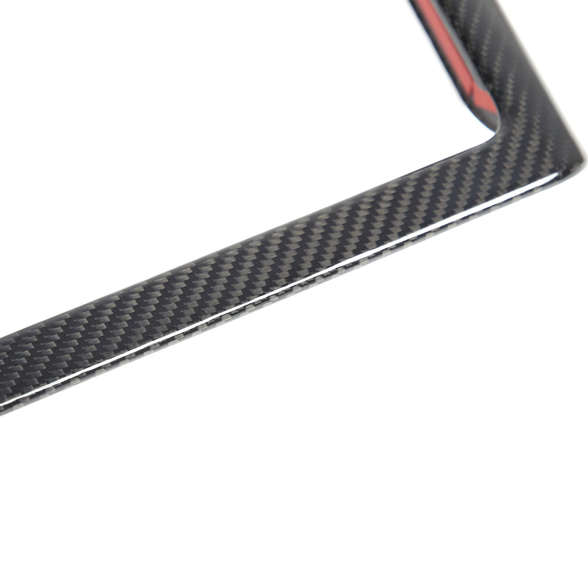 Real Carbon Fiber Console Wireless Charge Panel Frame Trim For Tesla Model S 23+ 18