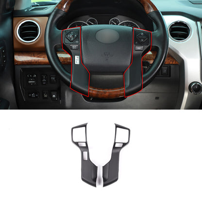 Matte Black Full Interior Center Console Trim Cover Set For Toyota Tundra 14-21 5