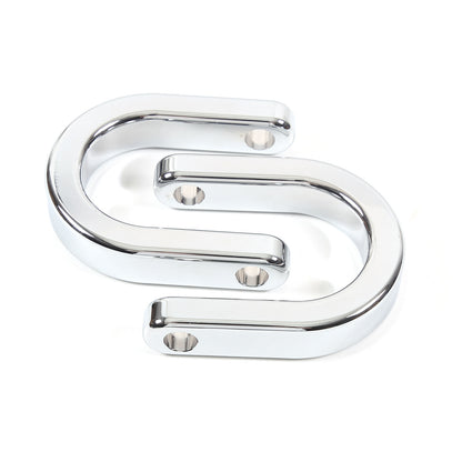 2PCS Silver Car Tow Hook Track Racing Trailer Ring For Hummer H2 2003-2009 US 9