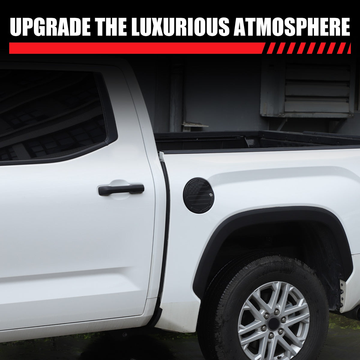 US Flag Alloy Fuel Tank Anti-Theft Lock Cover Gas Cap For Toyota Tundra 22+ 20