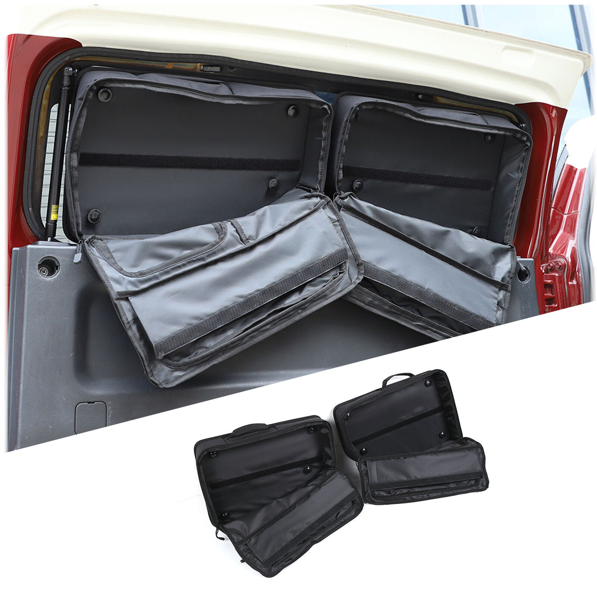 Tailgate Rear Door Cargo Trunk Storage Bag Organizer For Toyota FJ Cruiser 07-21 9