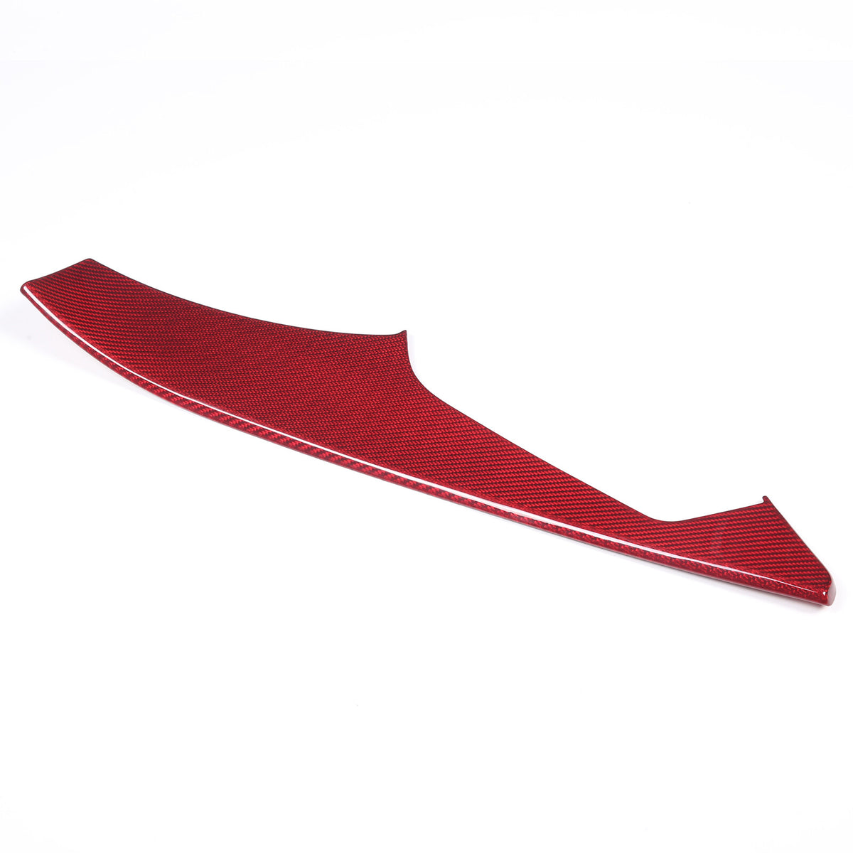 Red Carbon Fiber Interior Cab Door Panel Decoration Cover For C7 Corvette 14-19 11