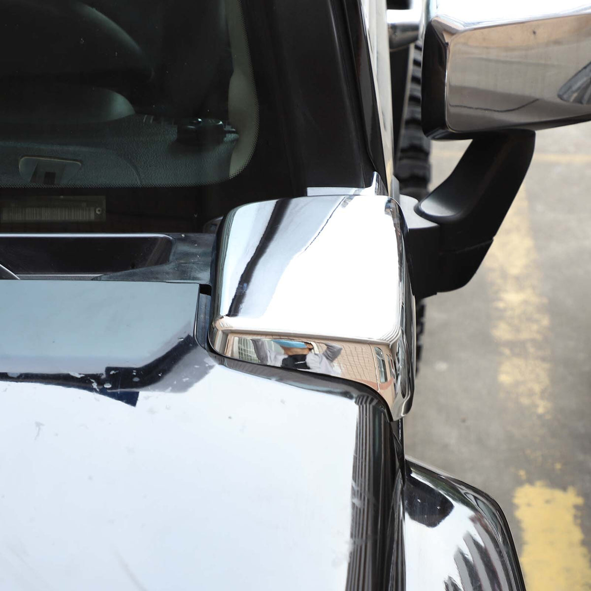 ABS Chrome Hood Side Trim Cover Scratch Resistant Trim For Hummer H3 2005-2009 6