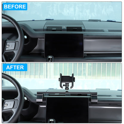 Multi-Functional Center Phone Holder Bracket For Land Rover Defender L663 20-23 14