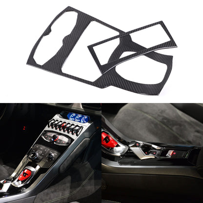 Real Carbon Fiber Center Multi Media Trim For Lamborghini Huracan 580/610 14-18 14