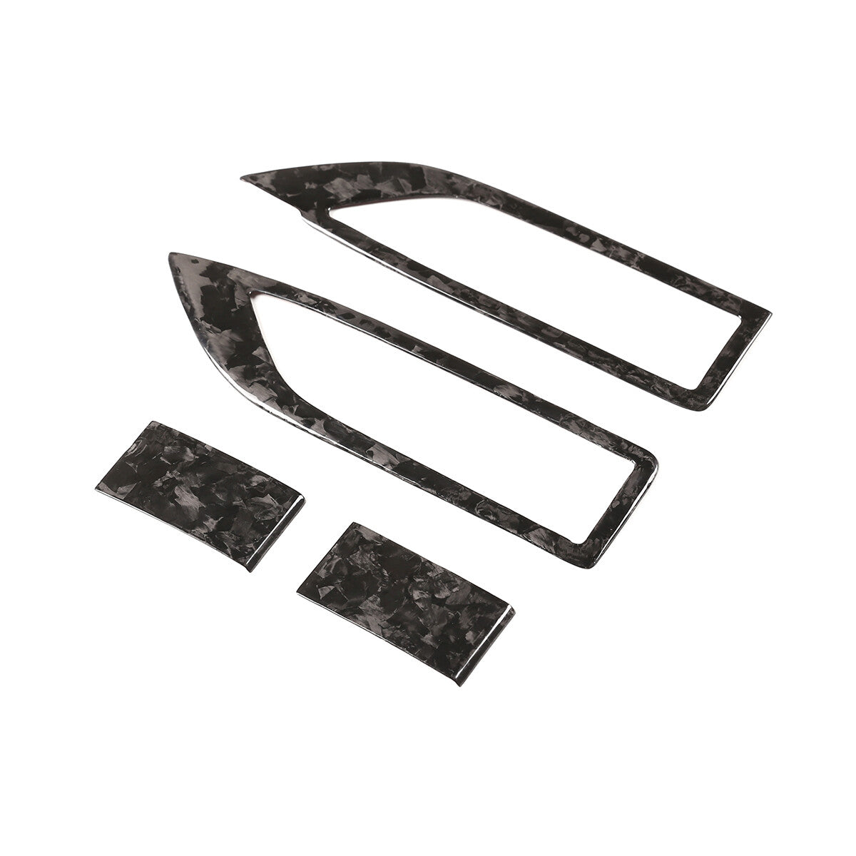 Real Carbon Fiber Window Lift Panel Trim Cover For Ferrari 458 11-16 8