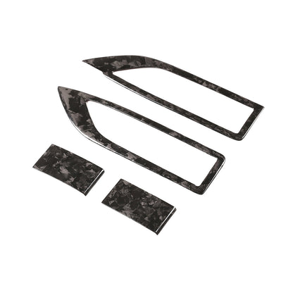 Real Carbon Fiber Window Lift Panel Trim Cover For Ferrari 458 11-16 8