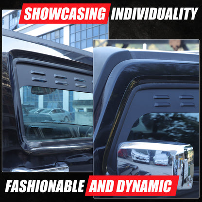 Alloy Front Door Window Louver Air Vent Panel Trim Cover For Hummer H3 05-09 US 9